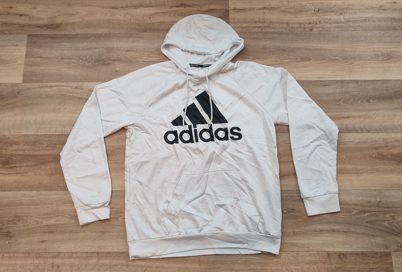 Vêtement Homme Sweatshirts Sweats pull à capuche blanc Adidas Training taille M #Retrostreet