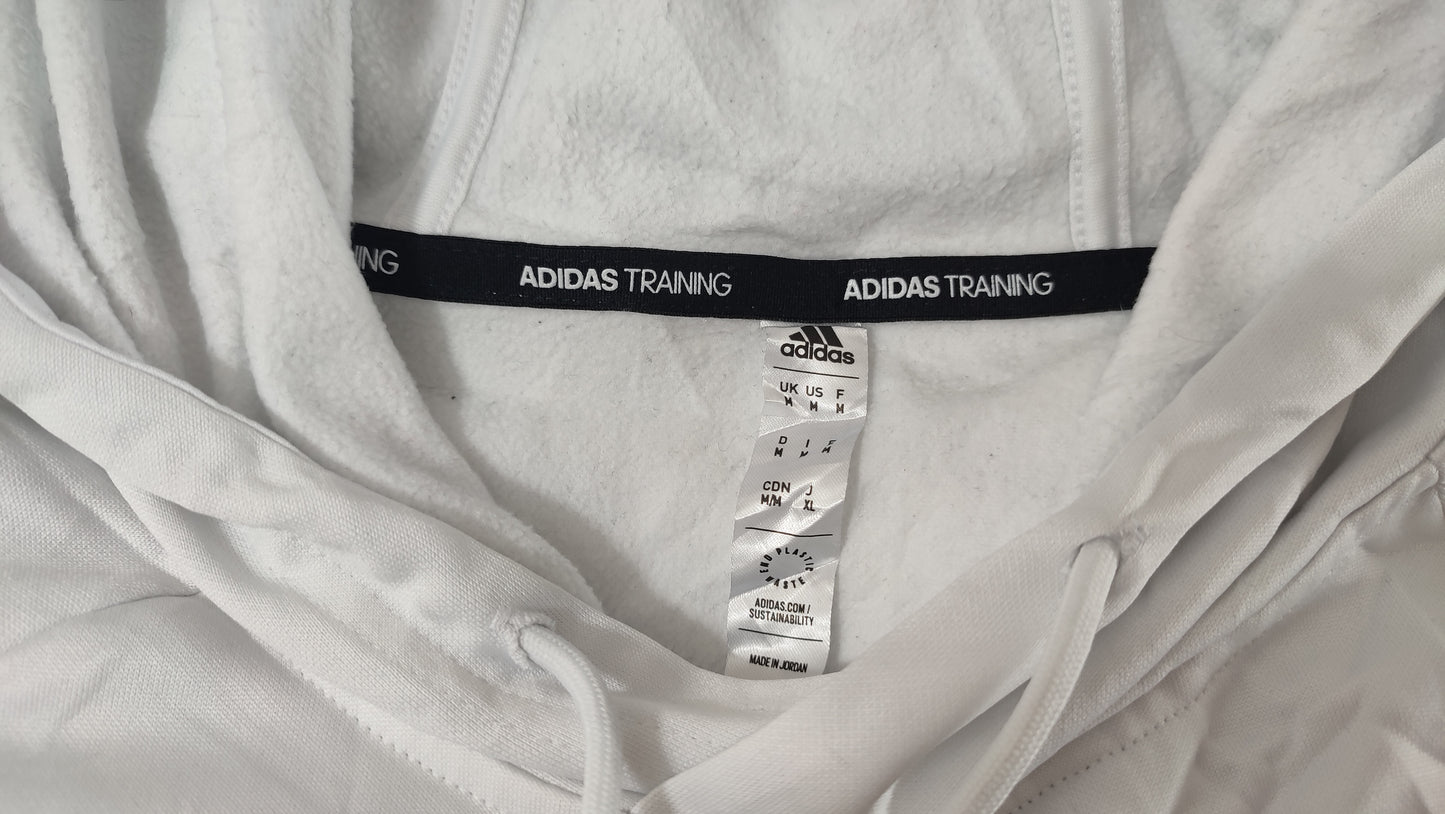 Vêtement Homme Sweatshirts Sweats pull à capuche blanc Adidas Training taille M #Retrostreet