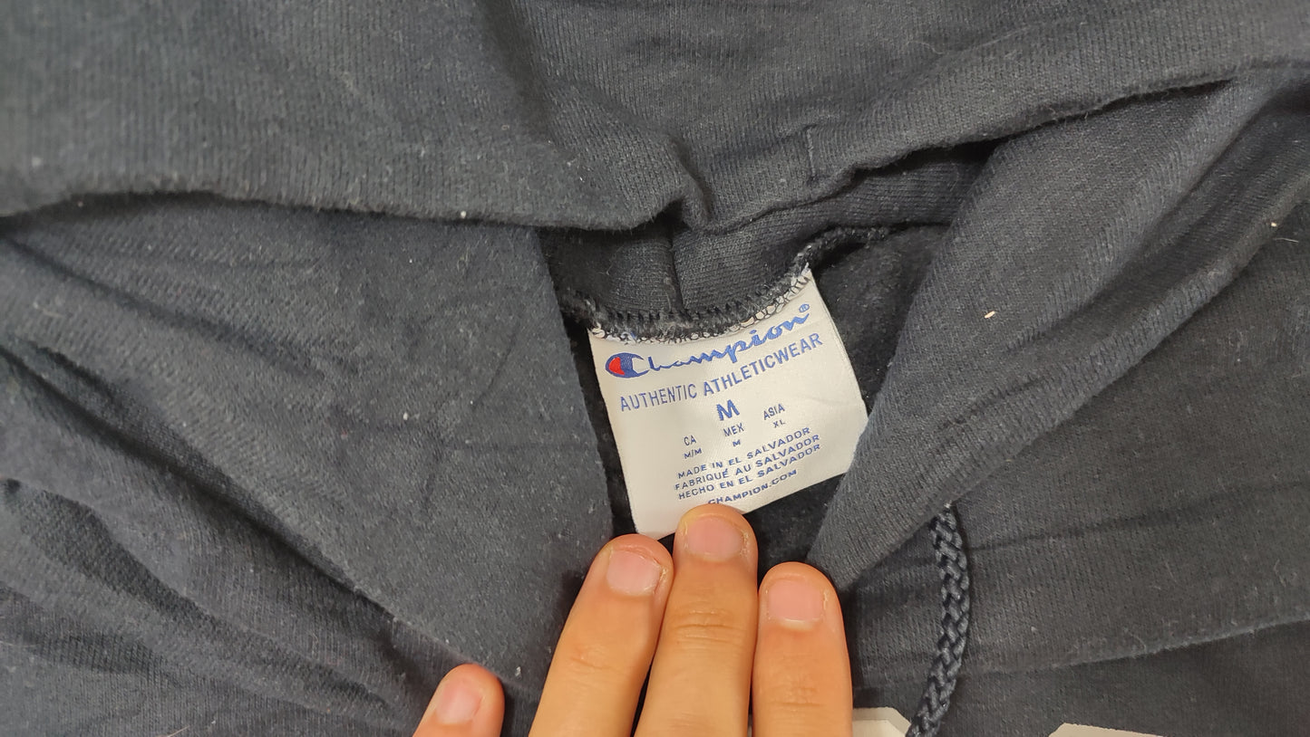 Vêtement Homme Sweatshirts Sweats pull à capuche bleu foncé Champion taille M #Retrostreet