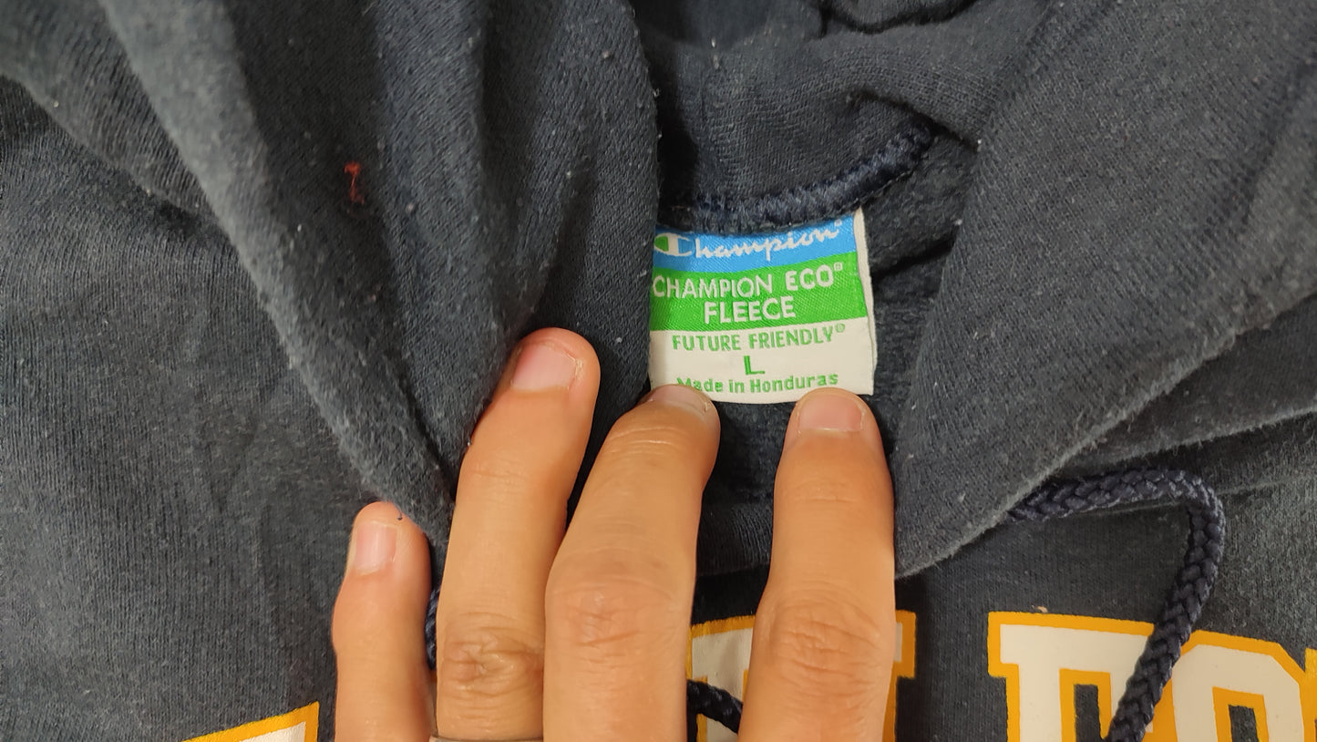 Vêtement Homme Sweatshirts Sweats pull à capuche bleu marine Champion eco fleece taille L #Retrostreet