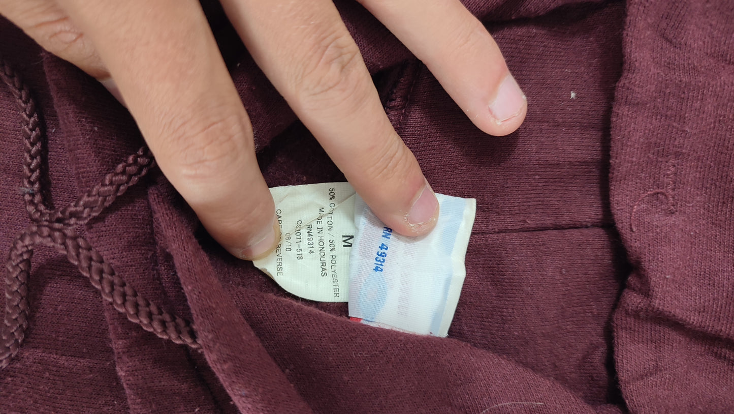 Vêtement Homme Sweatshirts Sweats pull à capuche bordeaux Champion taille M #Retrostreet
