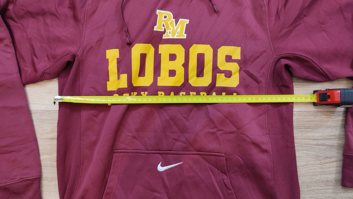 Vêtement Homme Sweatshirts Sweats pull à capuche bordeaux RM Lobos Rocky Baseball Nike Therma-fit taille S #Retrostreet