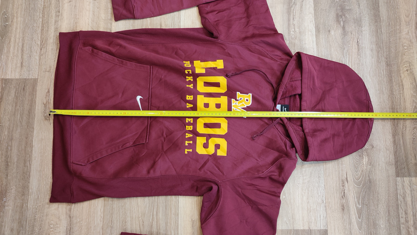 Vêtement Homme Sweatshirts Sweats pull à capuche bordeaux RM Lobos Rocky Baseball Nike Therma-fit taille S #Retrostreet