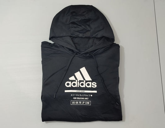 Vêtement Homme Sweatshirts Sweats pull à capuche noir Adidas taille XXL #Retrostreet