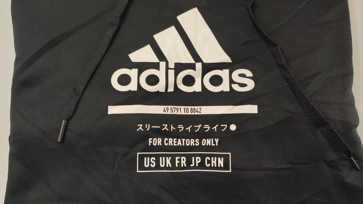 Vêtement Homme Sweatshirts Sweats pull à capuche noir Adidas taille XXL #Retrostreet