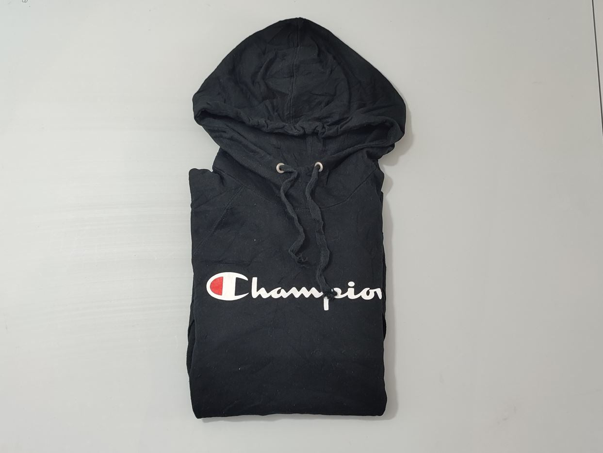 Vêtement Homme Sweatshirts Sweats pull à capuche noir Champion Authentic taille M #Retrostreet