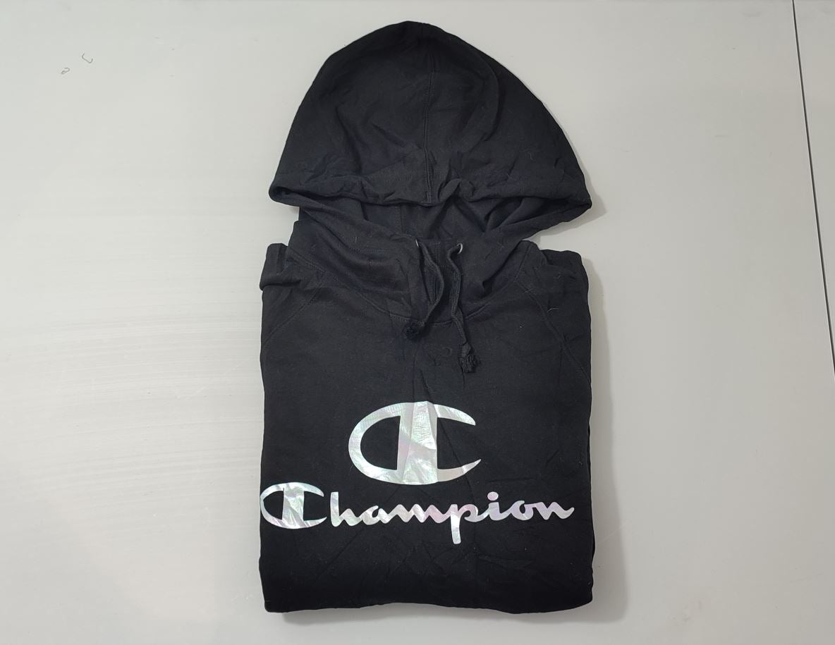 Vêtement Homme Sweatshirts Sweats pull à capuche noir Champion Authentic taille XL #Retrostreet