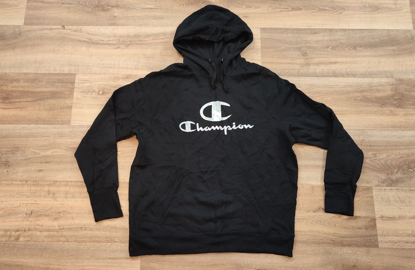 Vêtement Homme Sweatshirts Sweats pull à capuche noir Champion Authentic taille XL #Retrostreet