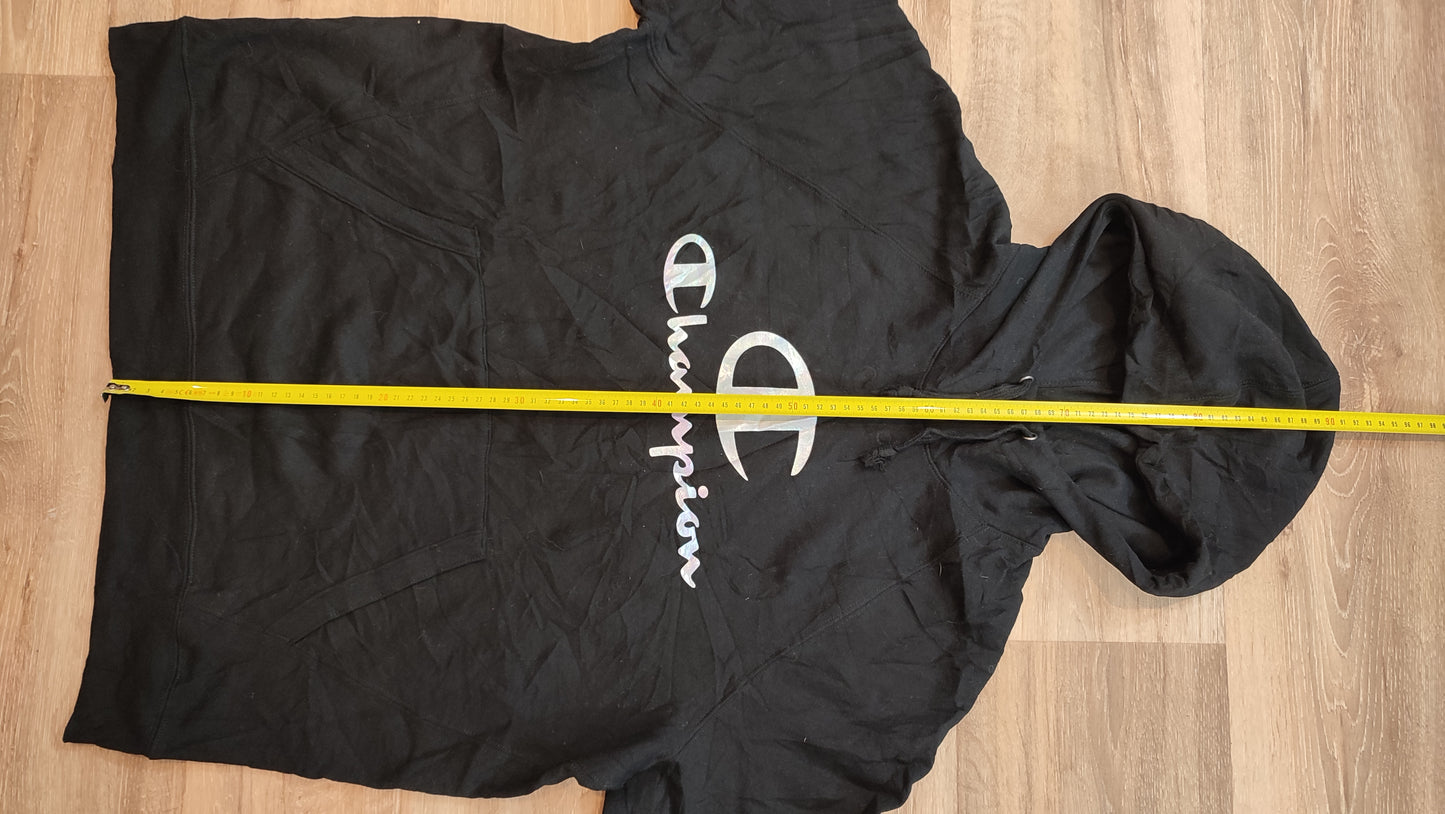 Vêtement Homme Sweatshirts Sweats pull à capuche noir Champion Authentic taille XL #Retrostreet