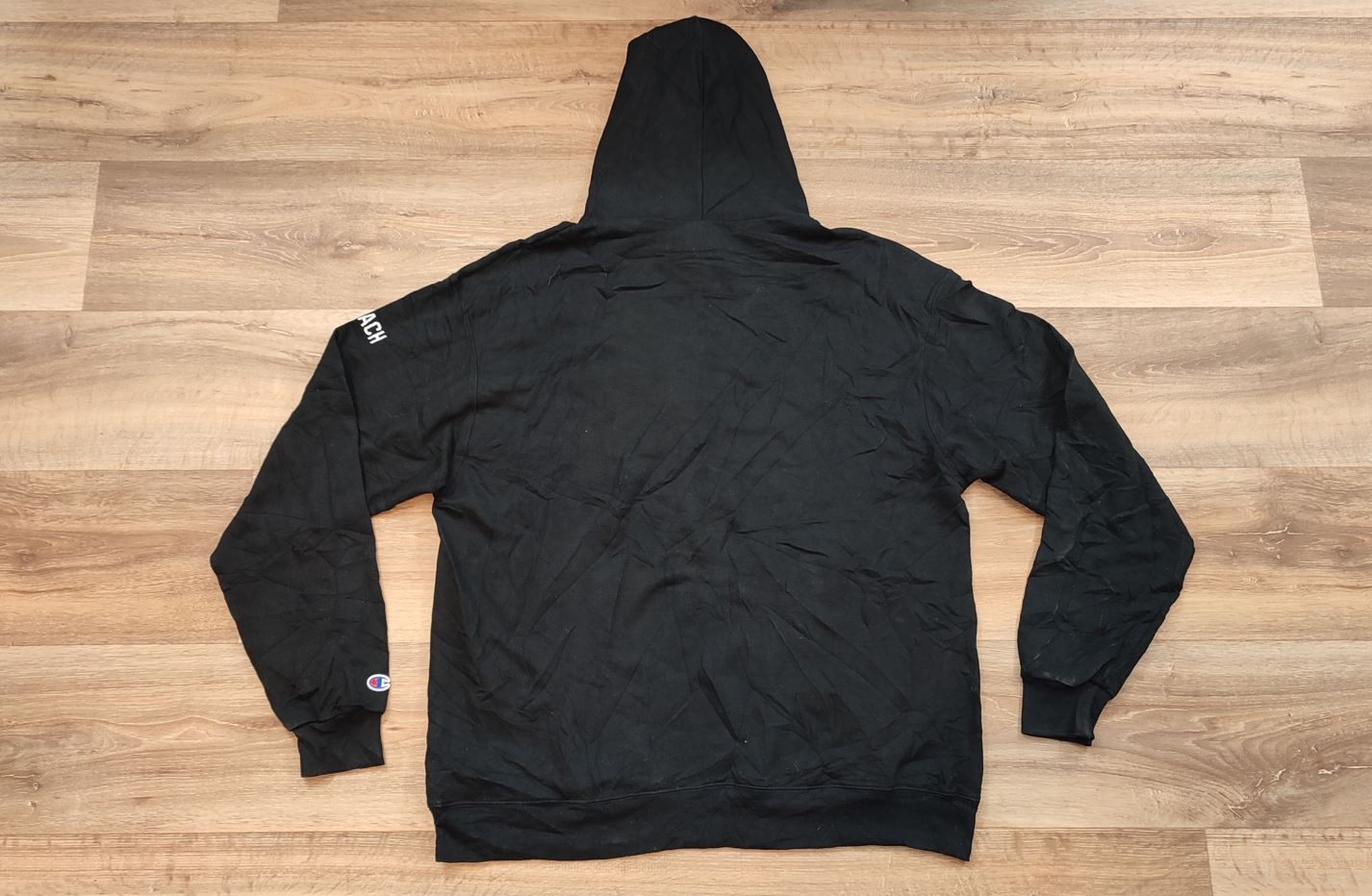 Vêtement Homme Sweatshirts Sweats pull à capuche noir Champion authentic taille XL #Retrostreet