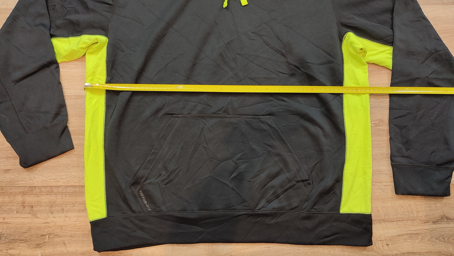 Vêtement Homme Sweatshirts Sweats pull à capuche noir et jaune Nike Therma-fit taille XL #Retrostreet