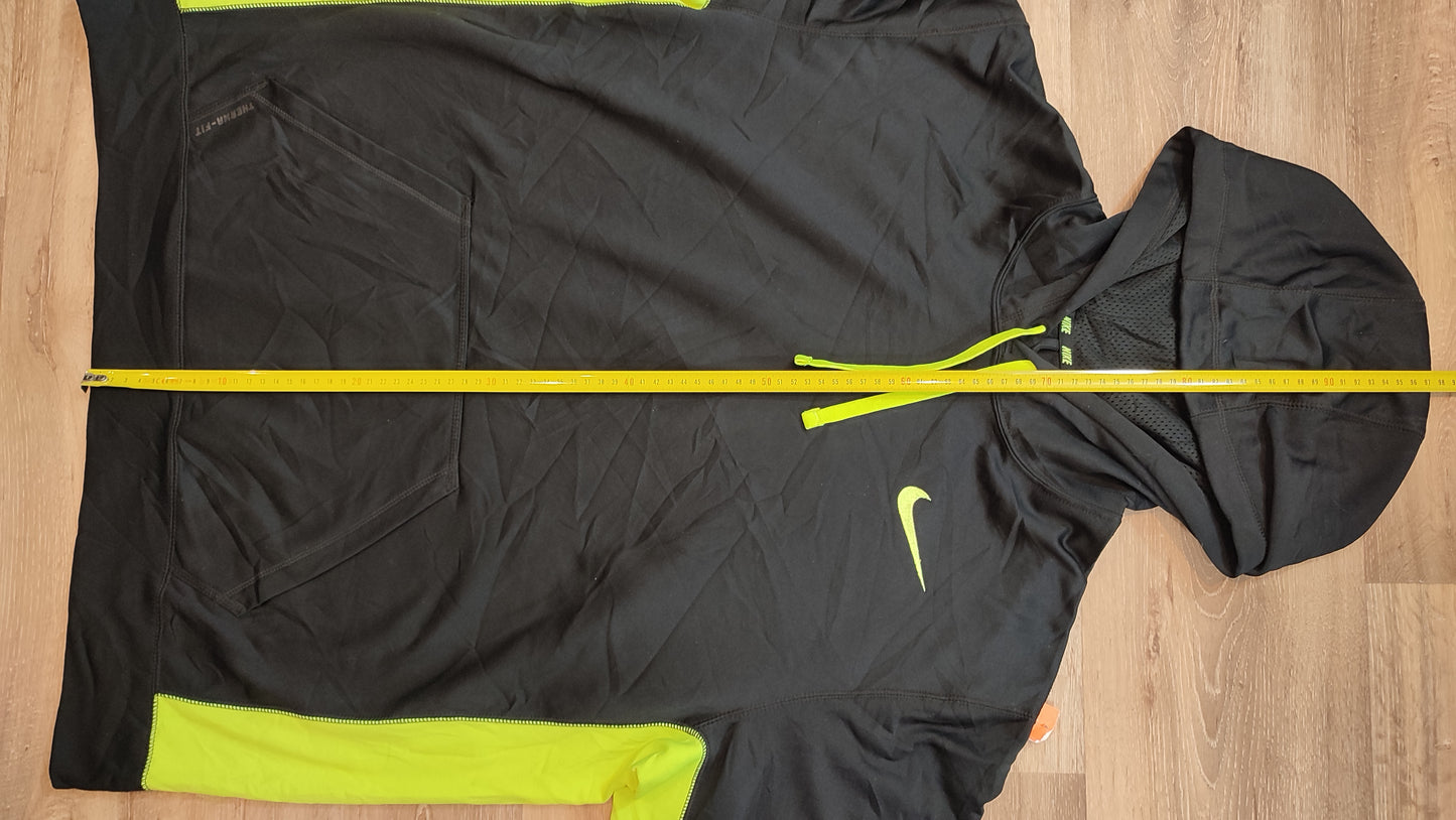 Vêtement Homme Sweatshirts Sweats pull à capuche noir et jaune Nike Therma-fit taille XL #Retrostreet