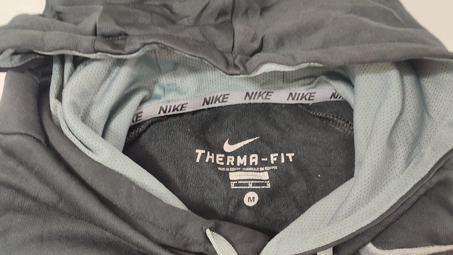 Vêtement Homme Sweatshirts Sweats pull à capuche noir gris Nike Therma-fit taille M #Retrostreet