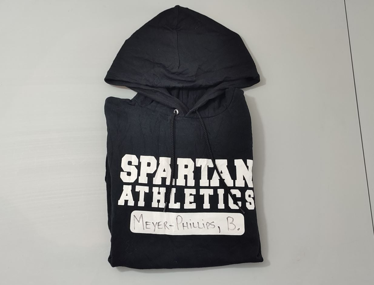 Vêtement Homme Sweatshirts Sweats pull à capuche noir marqué Champion Authentic taille L #Retrostreet