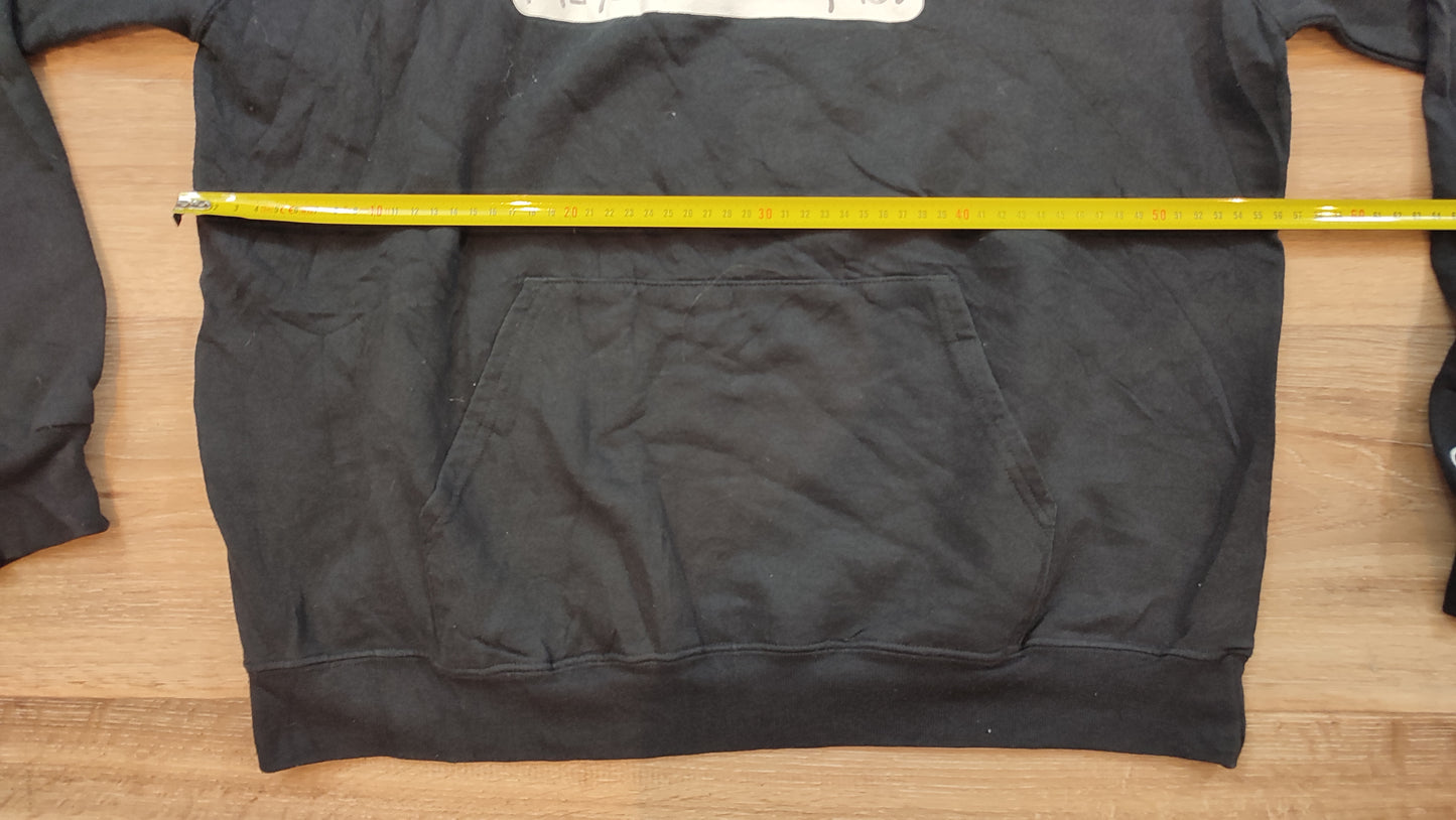 Vêtement Homme Sweatshirts Sweats pull à capuche noir marqué Champion Authentic taille L #Retrostreet