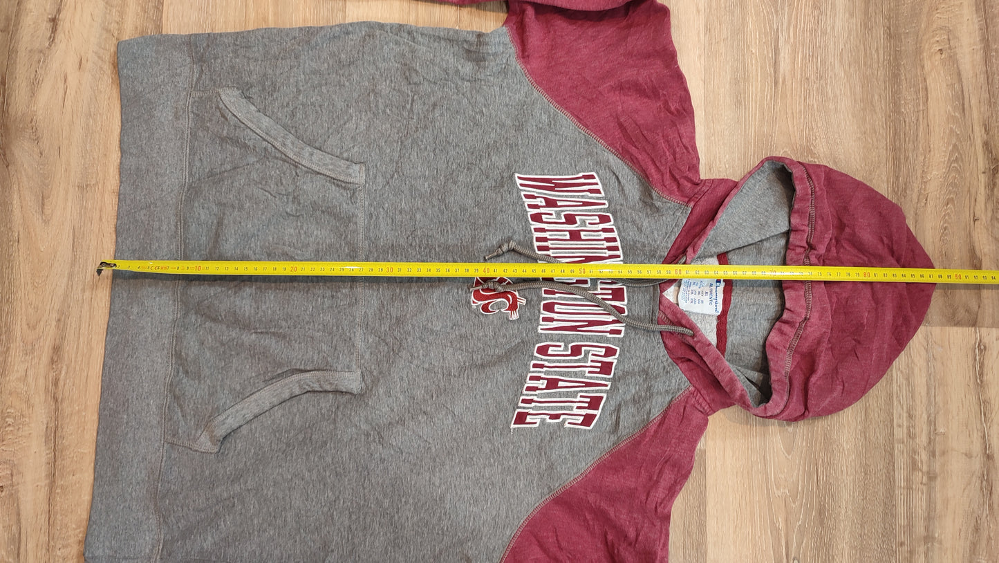 Vêtement Homme Sweatshirts Sweats pull à capuche rouge et gris Champion taille XL #Retrostreet