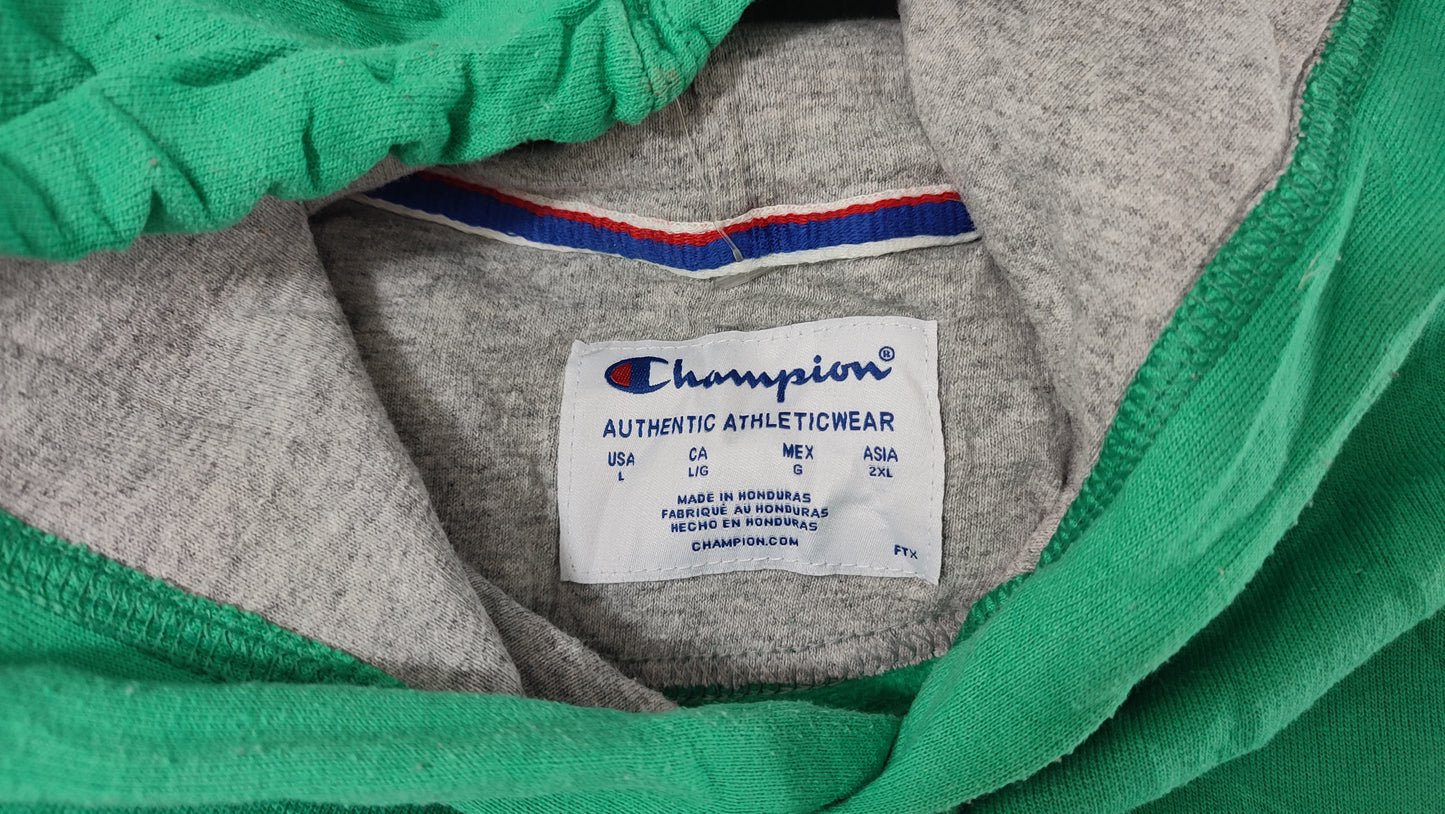Vêtement Homme Sweatshirts Sweats pull à capuche vert Champion Authentic taille L #Retrostreet