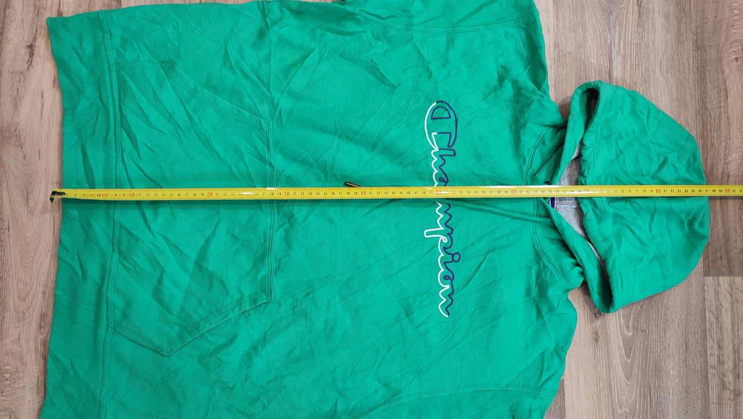 Vêtement Homme Sweatshirts Sweats pull à capuche vert Champion Authentic taille L #Retrostreet