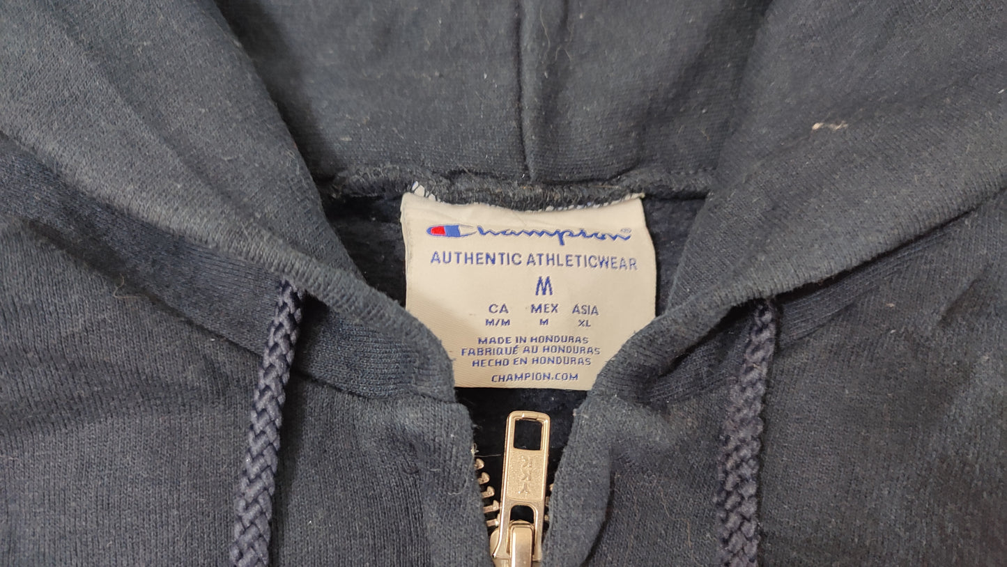 Vêtement Homme Sweatshirts Sweats pull à capuche zippé bleu marine Champion taille M #Retrostreet