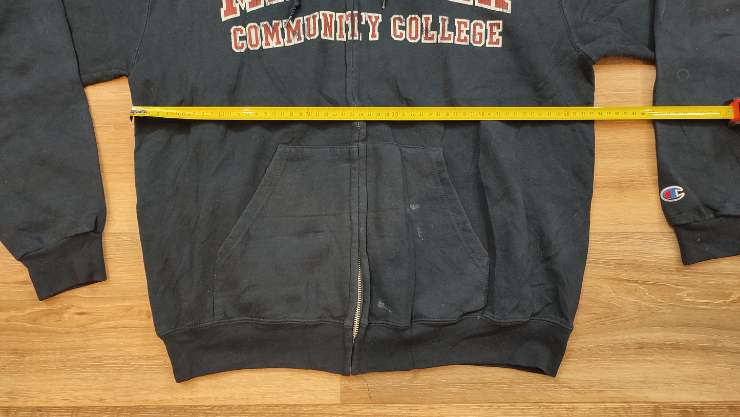 Vêtement Homme Sweatshirts Sweats pull à capuche zippé bleu marine Champion taille M #Retrostreet