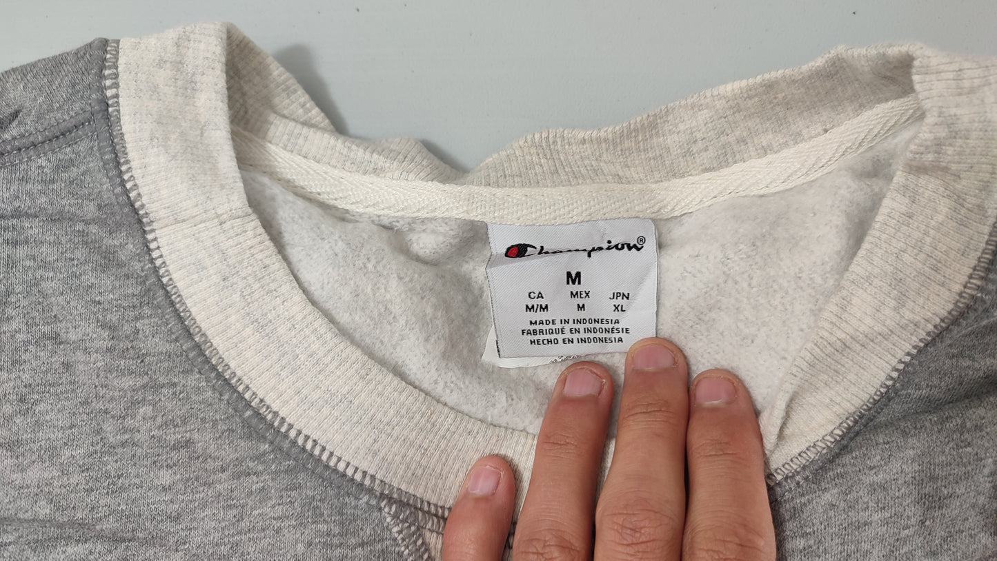 Vêtement Homme Sweatshirts Sweats pull blanc gris Champion taille M #Retrostreet