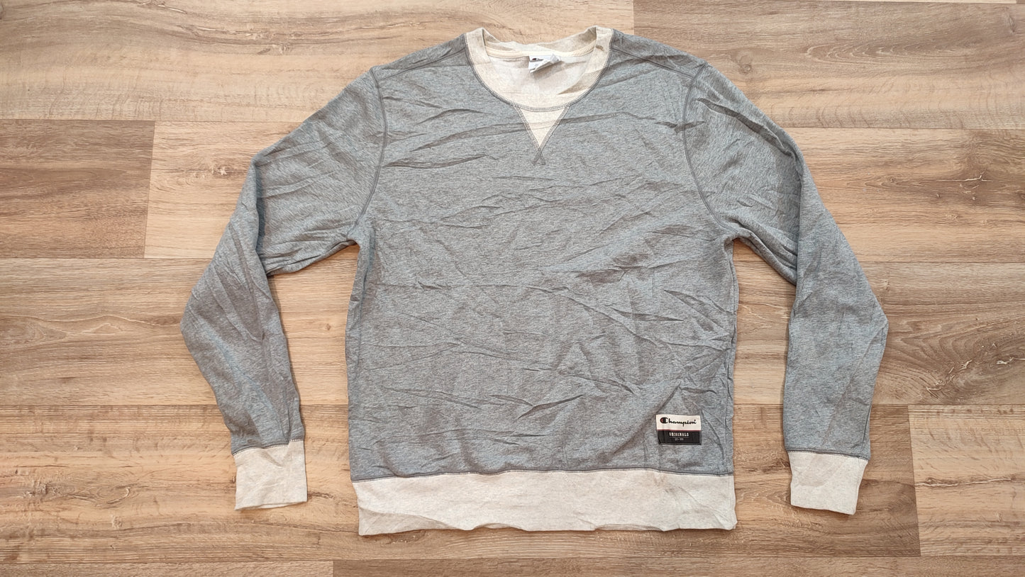Vêtement Homme Sweatshirts Sweats pull blanc gris Champion taille M #Retrostreet
