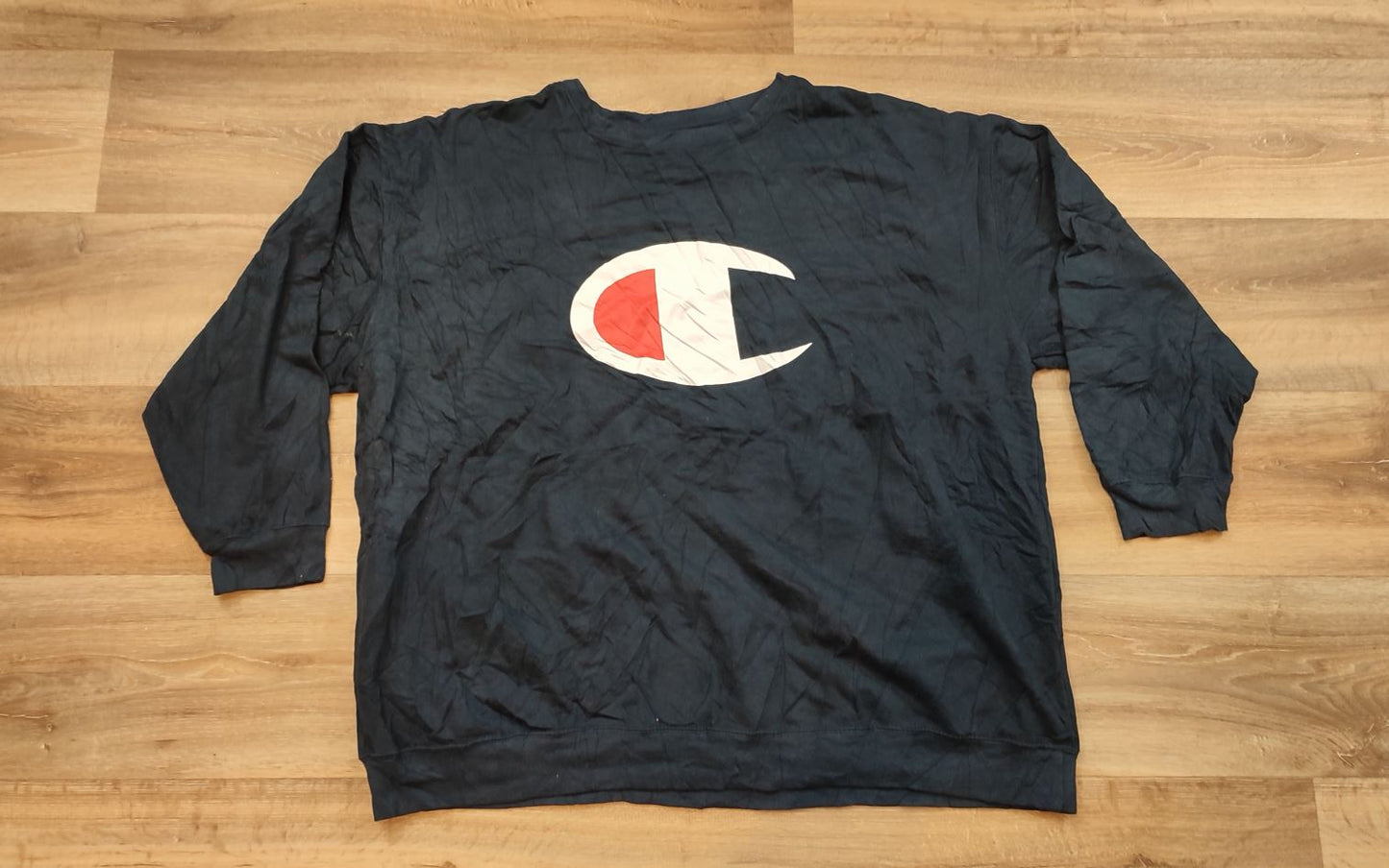Vêtement Homme Sweatshirts Sweats pull bleu marine Champion Authentic taille XXXXL 4XL #Retrostreet