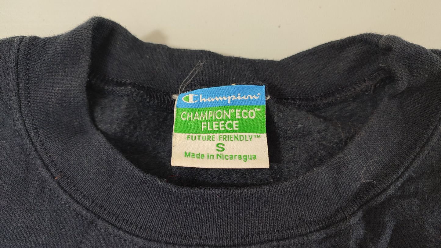 Vêtement Homme Sweatshirts Sweats pull bleu marine noir avec motif Champion taille S #Retrostreet