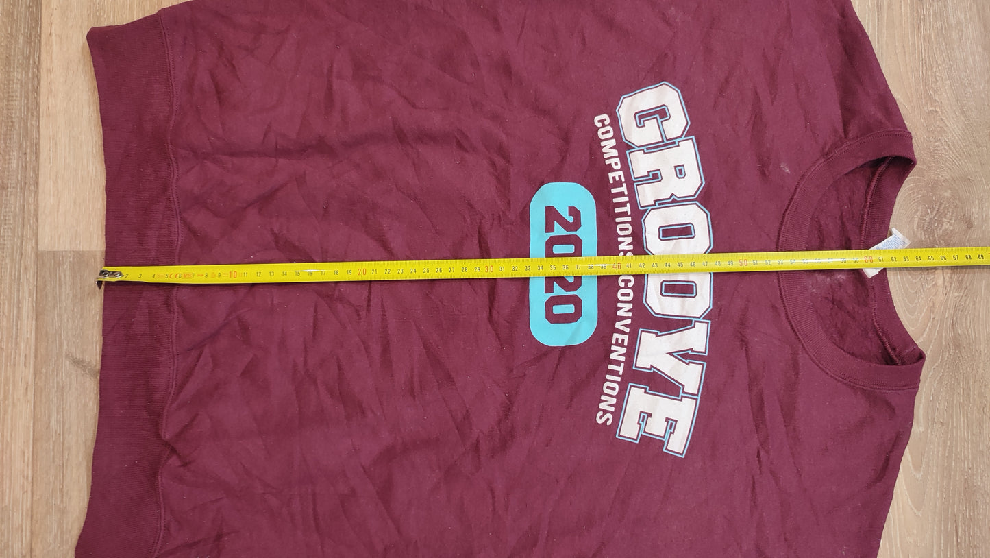 Vêtement Homme Sweatshirts Sweats pull bordeaux Jerzees Nublend taille S #Retrostreet