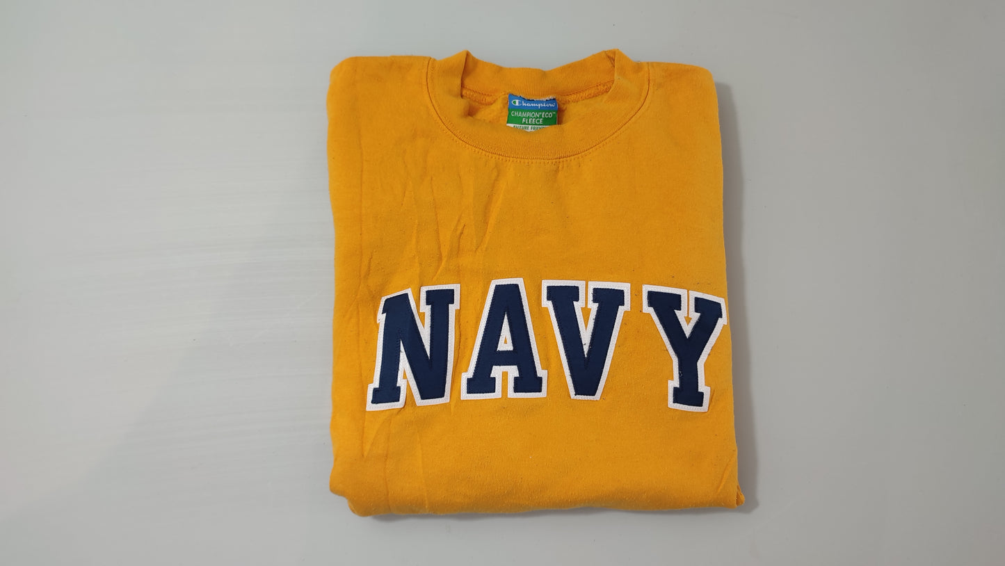 Vêtement Homme Sweatshirts Sweats pull jaune navy Champion taille S #Retrostreet
