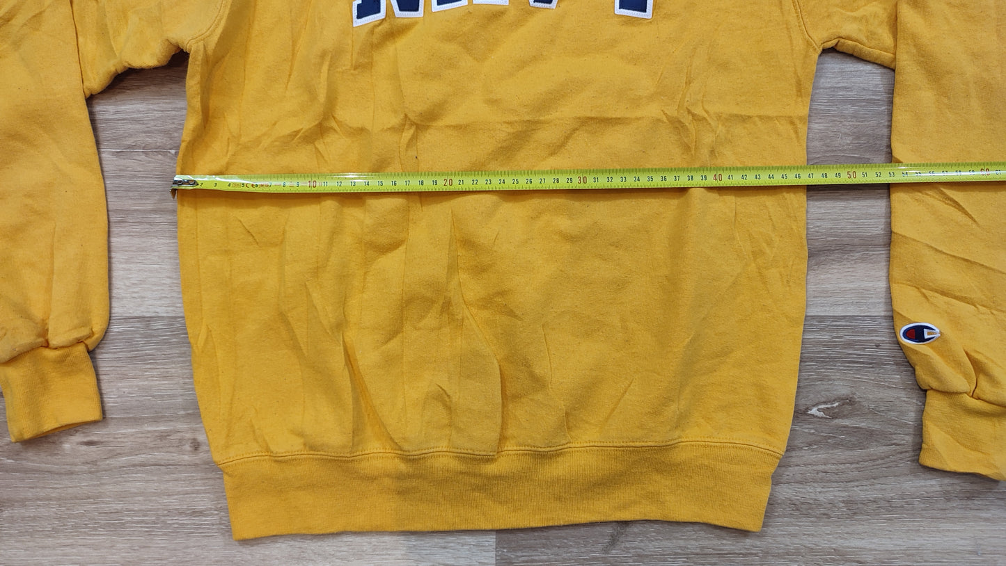 Vêtement Homme Sweatshirts Sweats pull jaune navy Champion taille S #Retrostreet