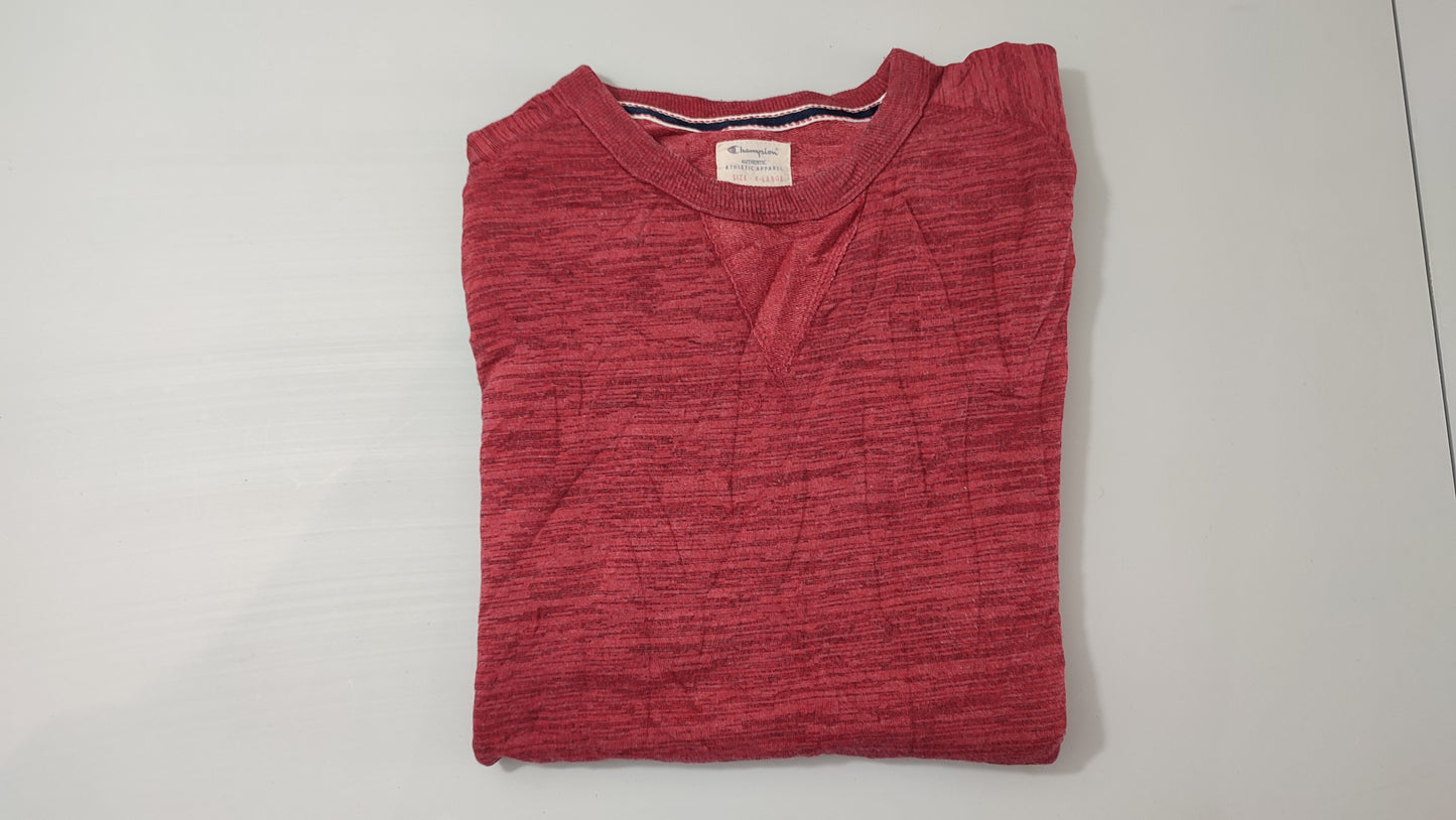Vêtement Homme Sweatshirts Sweats pull rose rouge Champion Authentic taille XL #Retrostreet