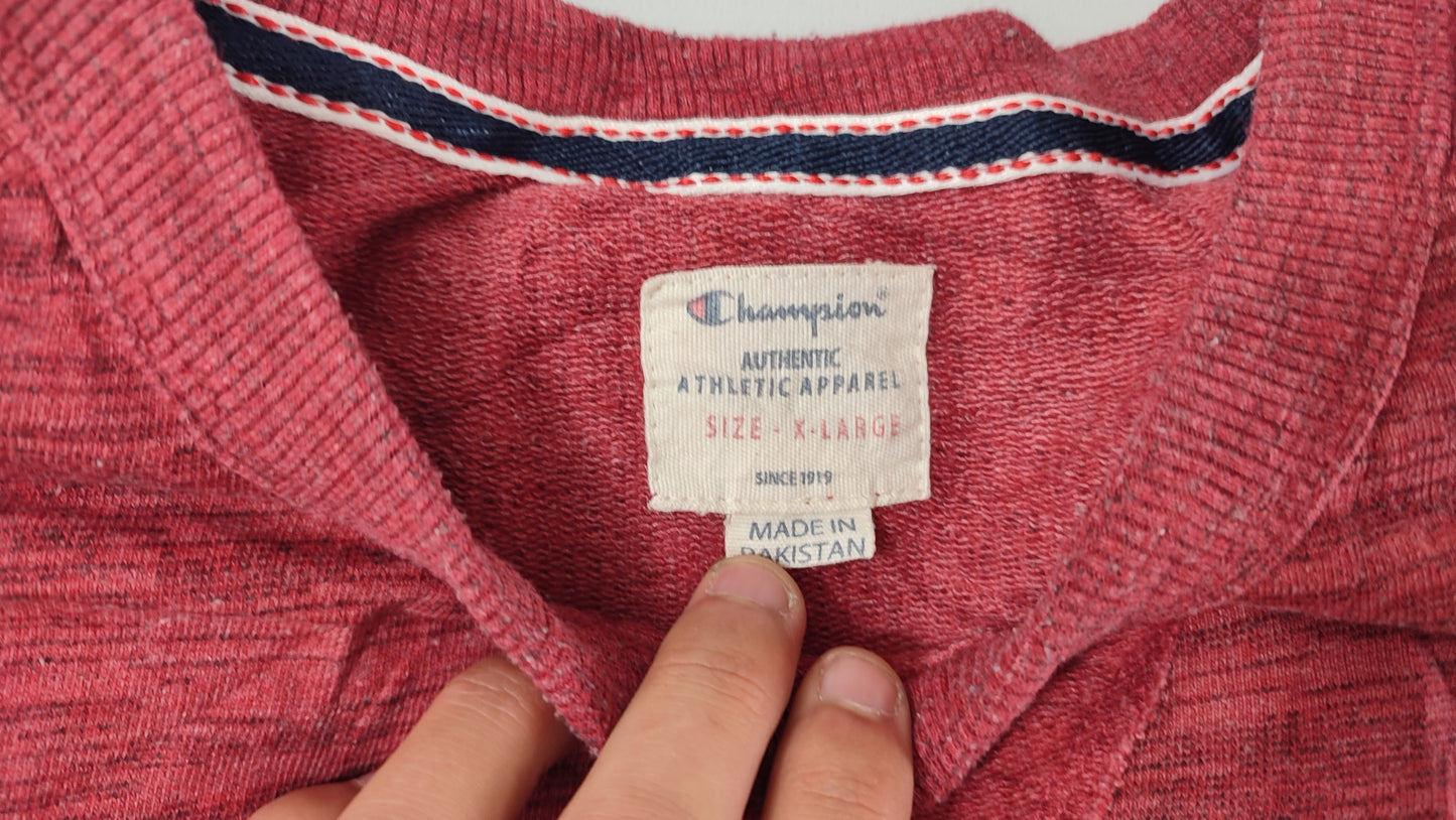 Vêtement Homme Sweatshirts Sweats pull rose rouge Champion Authentic taille XL #Retrostreet