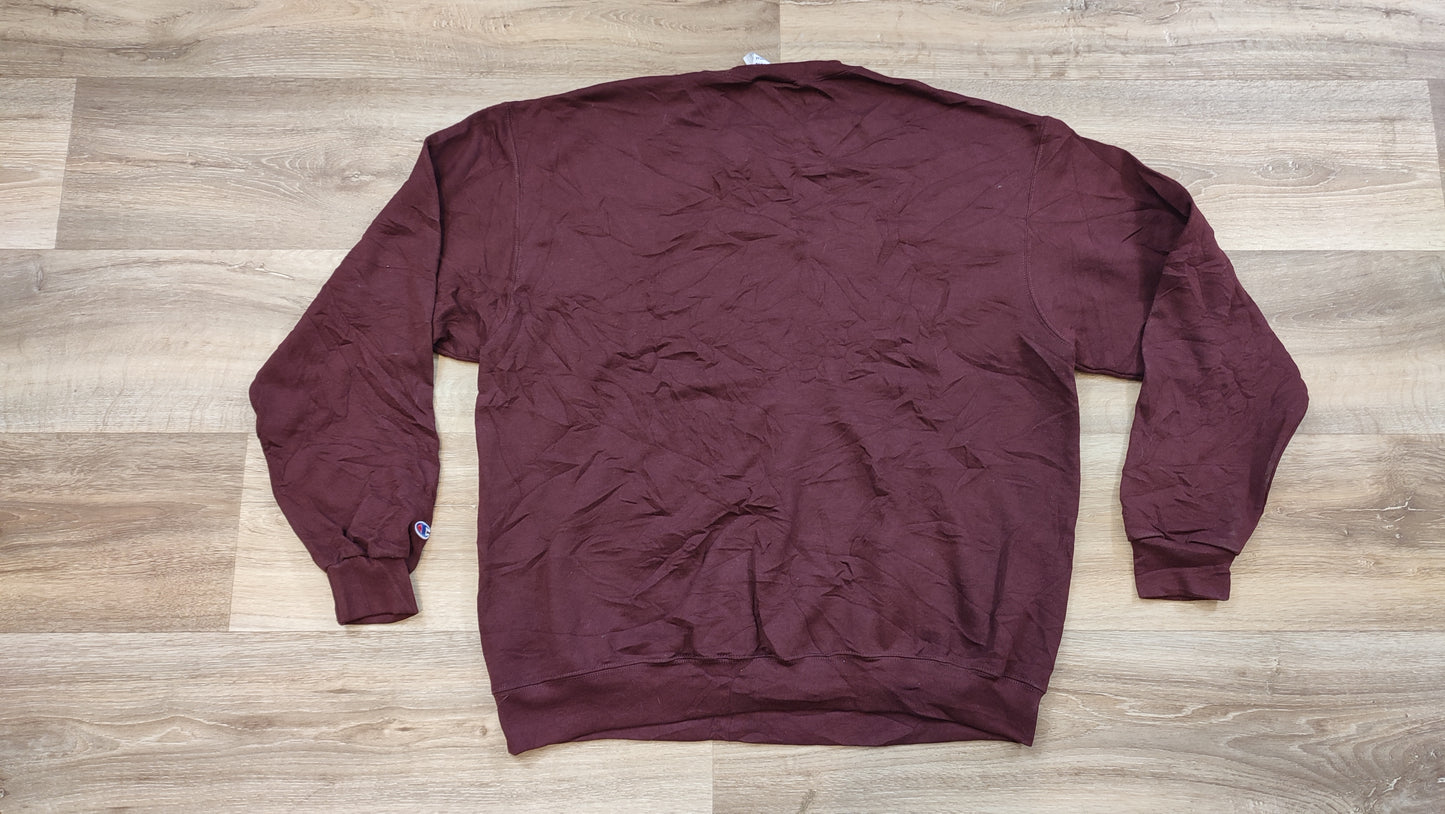 Vêtement Homme Sweatshirts Sweats pull rouge bordeaux Champion taille XL #Retrostreet