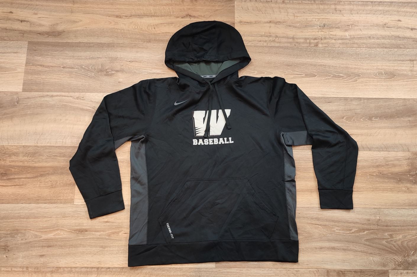Vêtement Homme Sweat sweatshirt à capuche noir abimé Nike Therma-fit taille L #Retrostreet