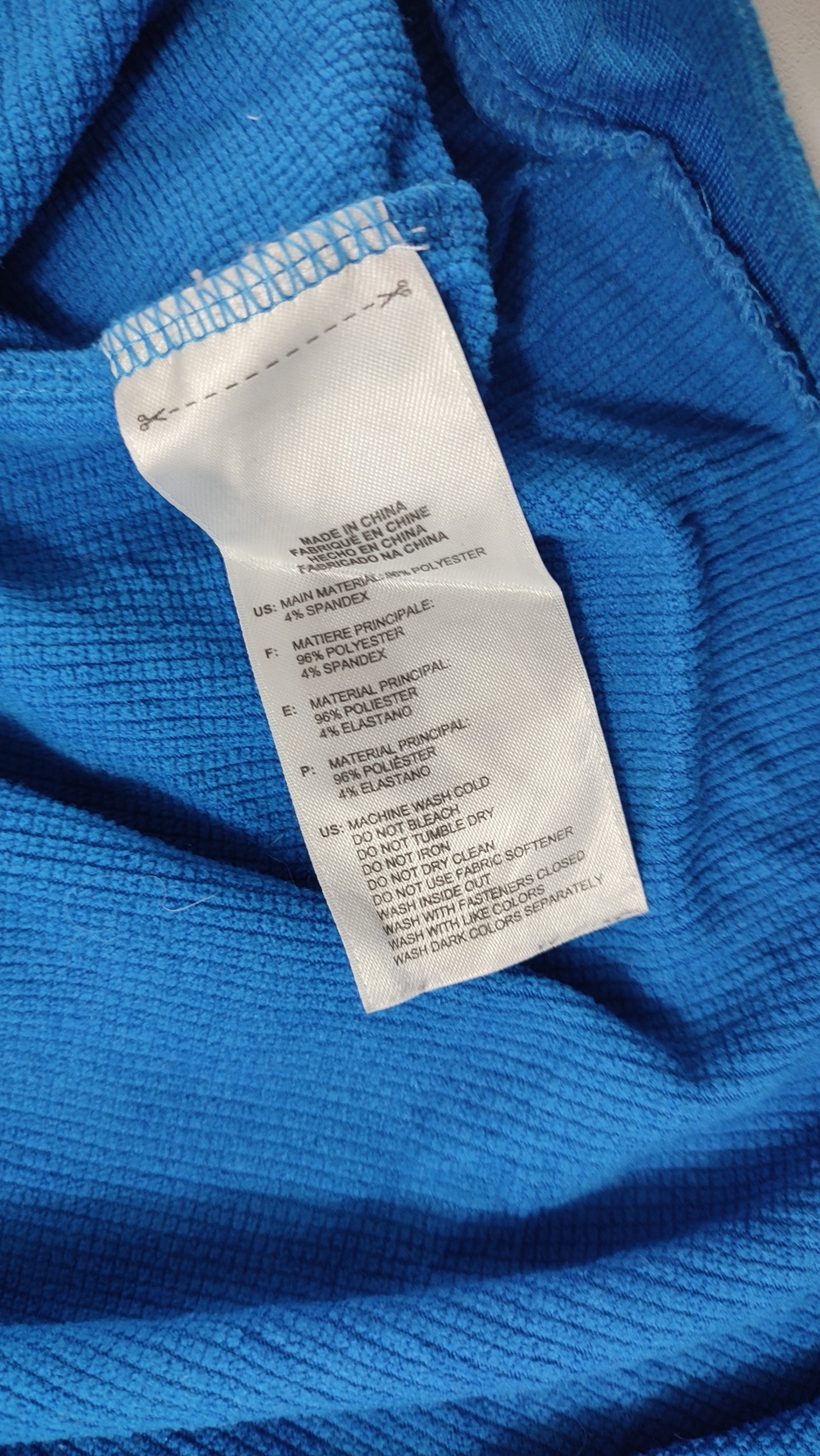 Vêtement Homme Sweat zippé 1/4 Haut de sport bleu Adidas taille XXL 2XL #Retrostreet