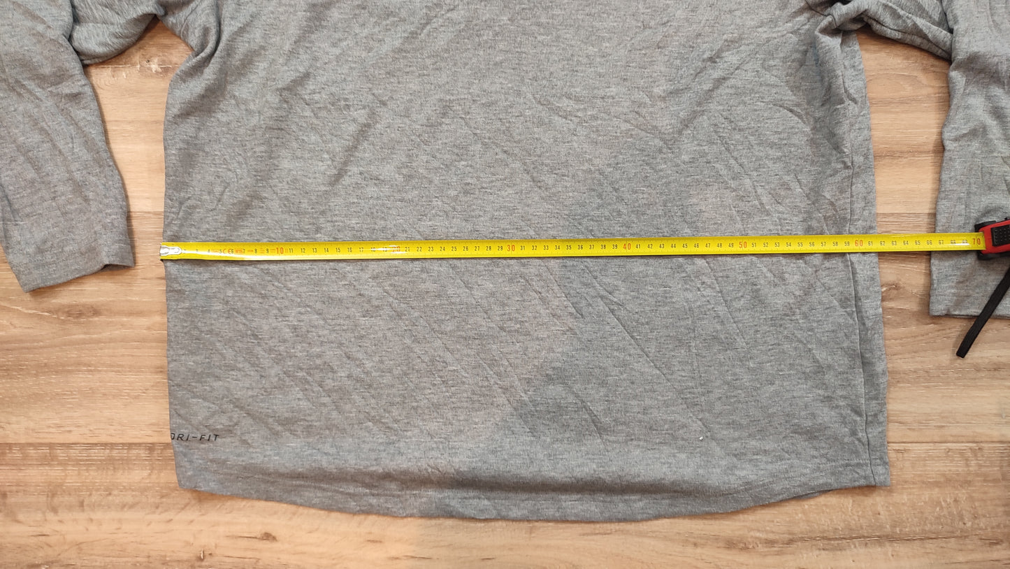 Vêtement Homme Sweat zippé 1/4 Haut de sport gris Jordan taille XL #Retrostreet