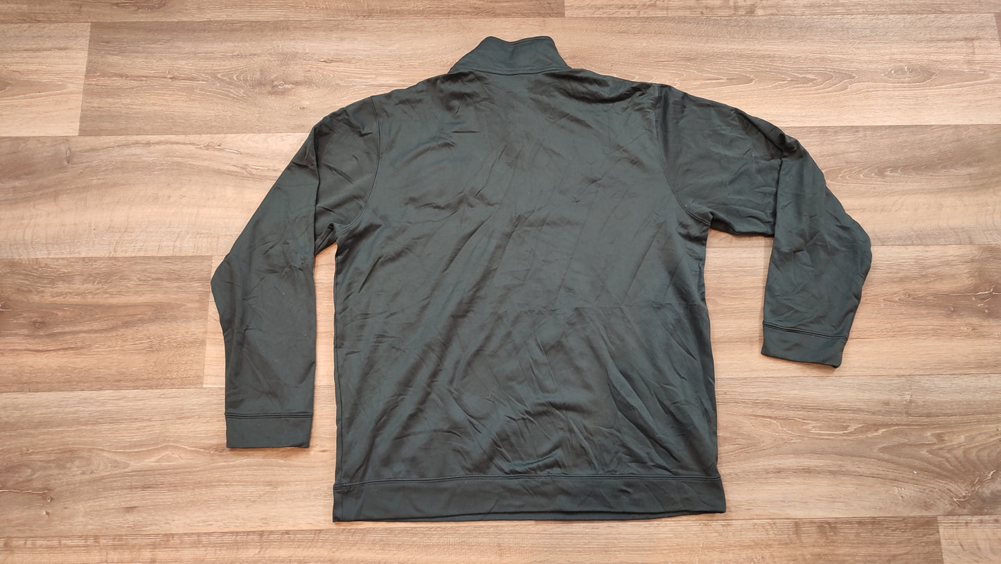 Vêtement Homme Sweat zippé 1/4 Haut de sport gris Keiser Tennis Nike dri-fit taille L #Retrostreet