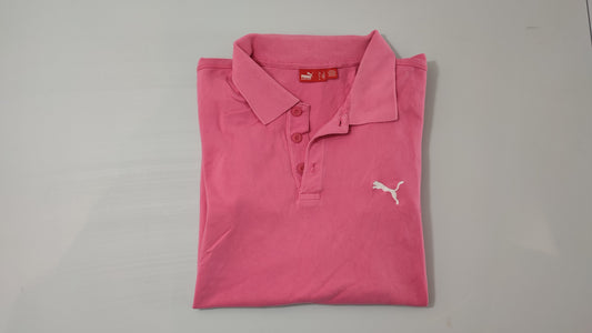 Vêtement Homme T-shirt T-shirts Polo rose Puma taille M #Retrostreet