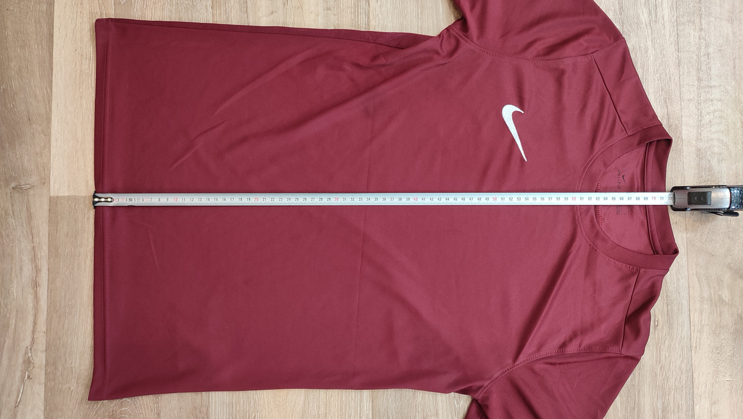 Vêtement Homme T-shirt marron rouge bordeaux Nike Dri Fit dri-fit taille M #Retrostreet