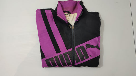 Vêtement Homme Veste coupe vent Puma violette et noir taille XS #Retrostreet