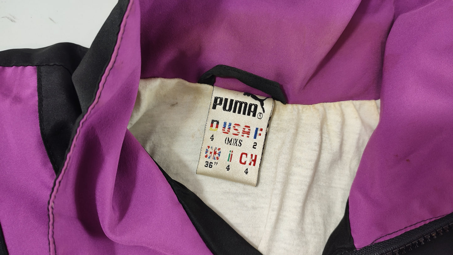 Vêtement Homme Veste coupe vent Puma violette et noir taille XS #Retrostreet