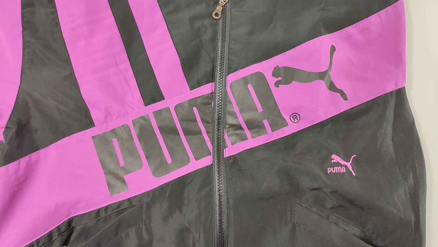 Vêtement Homme Veste coupe vent Puma violette et noir taille XS #Retrostreet