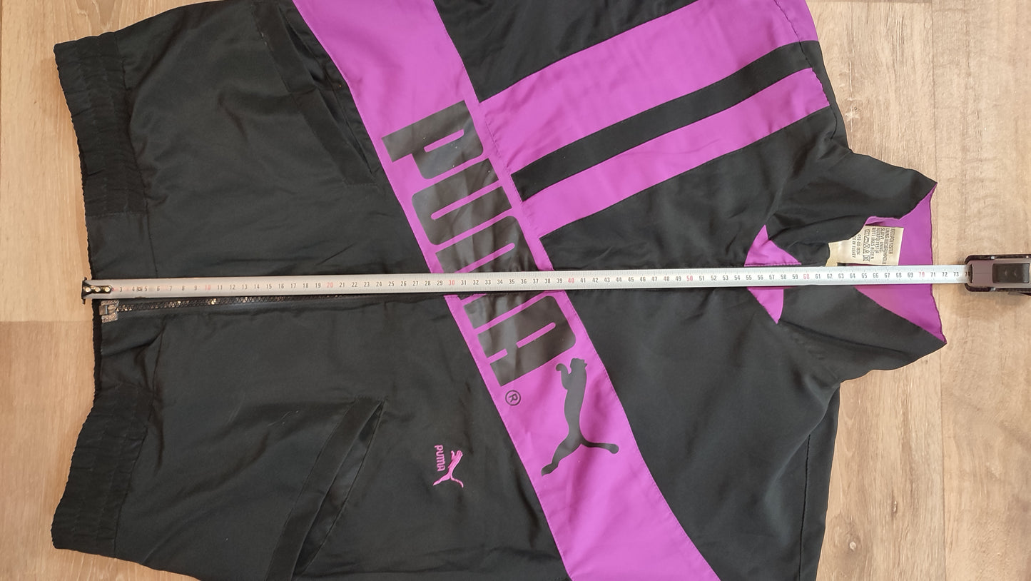 Vêtement Homme Veste coupe vent Puma violette et noir taille XS #Retrostreet