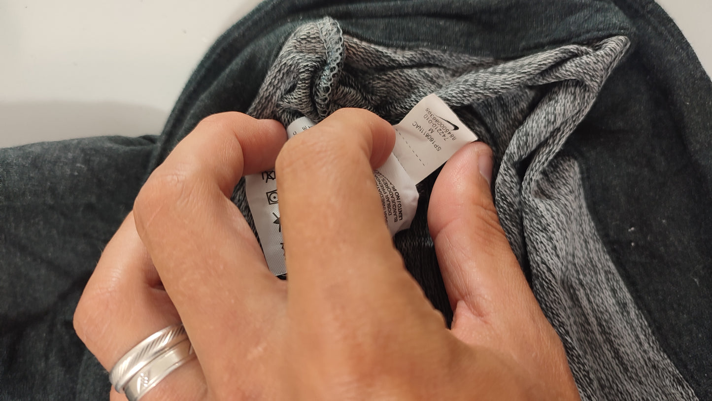 Vêtement Homme Veste zippé à capuche gris noir Nike dri-fit taille M #Retrostreet