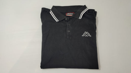 Vêtement Homme t-shirts t-shirt Polo noir Kappa taille XL #Retrostreet