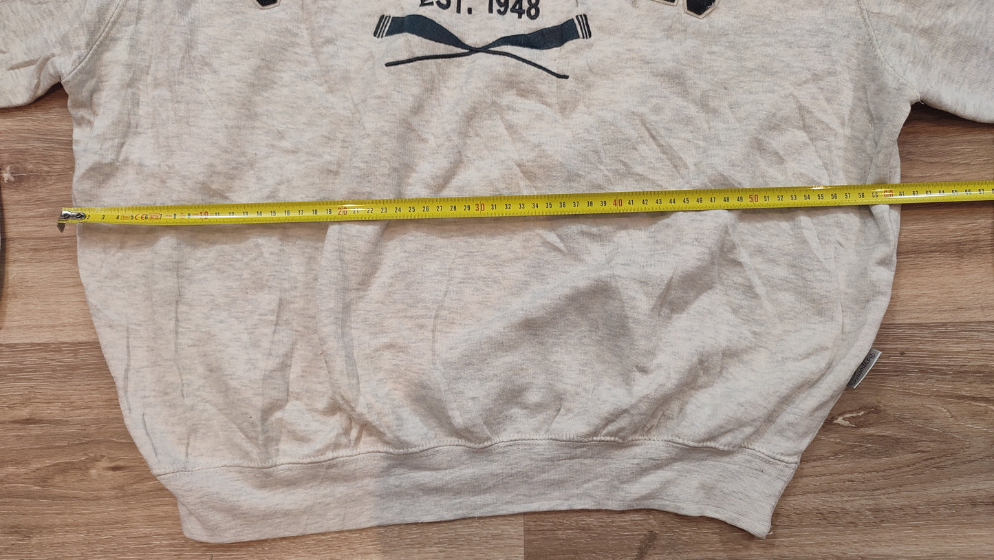 Vêtement Sweatshirts Sweats pull gris blanc baypointe taille XL #Retrostreet