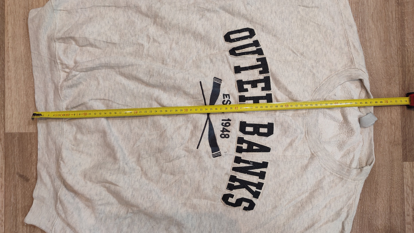 Vêtement Sweatshirts Sweats pull gris blanc baypointe taille XL #Retrostreet
