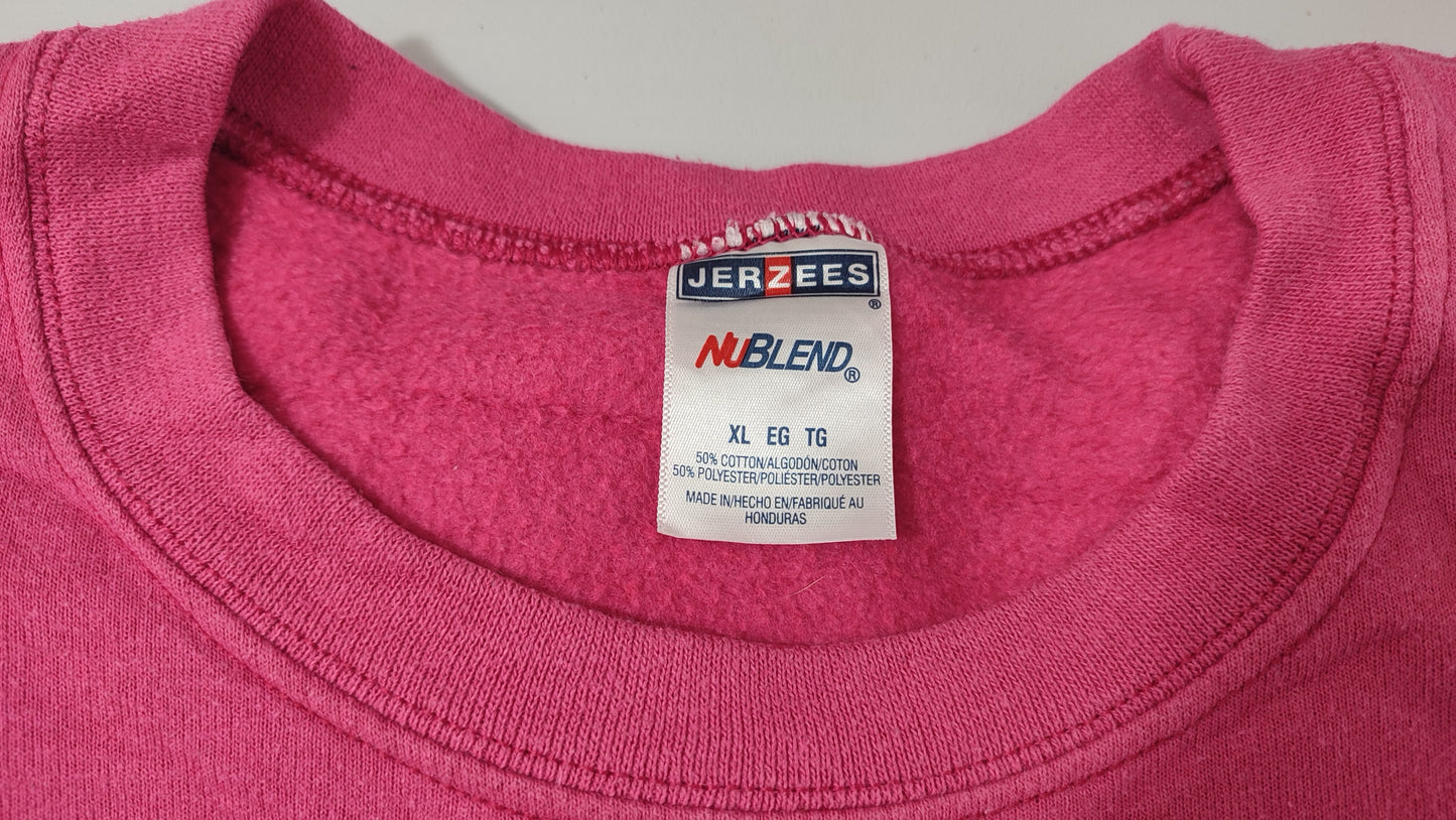 Vêtement Sweatshirts Sweats pull rose Jerzees Nublend taille XL #Retrostreet