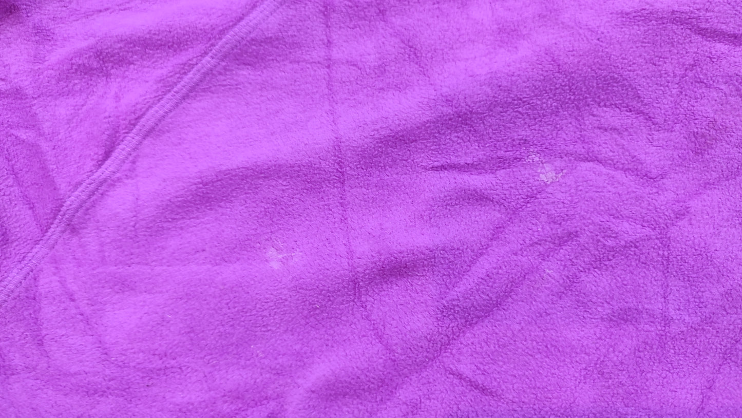 Vêtement femme sweat pull polaire col haut violet rose Champion taille XL #Retrostreet